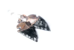 SALE Dragonglass | Obsidian arrowhead earrings