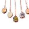 SALE Druzy crystal necklace | Natural druzy pendant