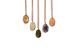 SALE Druzy crystal necklace | Natural druzy pendant