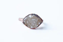 SALE Druzy Marquis Ring | Crystal Marquis Ring