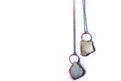 SALE Druzy necklace | Druzy crystal necklace