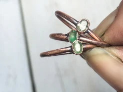 SALE Emerald birthstone ring | Emerald crystal ring