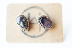 SALE Garnet | Garnet stud earrings