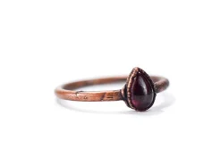 SALE Garnet ring | Deep Red Garnet ring