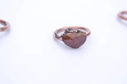 SALE Garnet ring | Orange Garnet ring