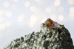 SALE Gold Citrine ring | Natural citrine ring