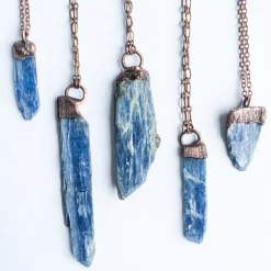SALE Kyanite crystal necklace | Raw kyanite jewelry