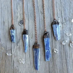 SALE Kyanite crystal necklace | Raw kyanite jewelry