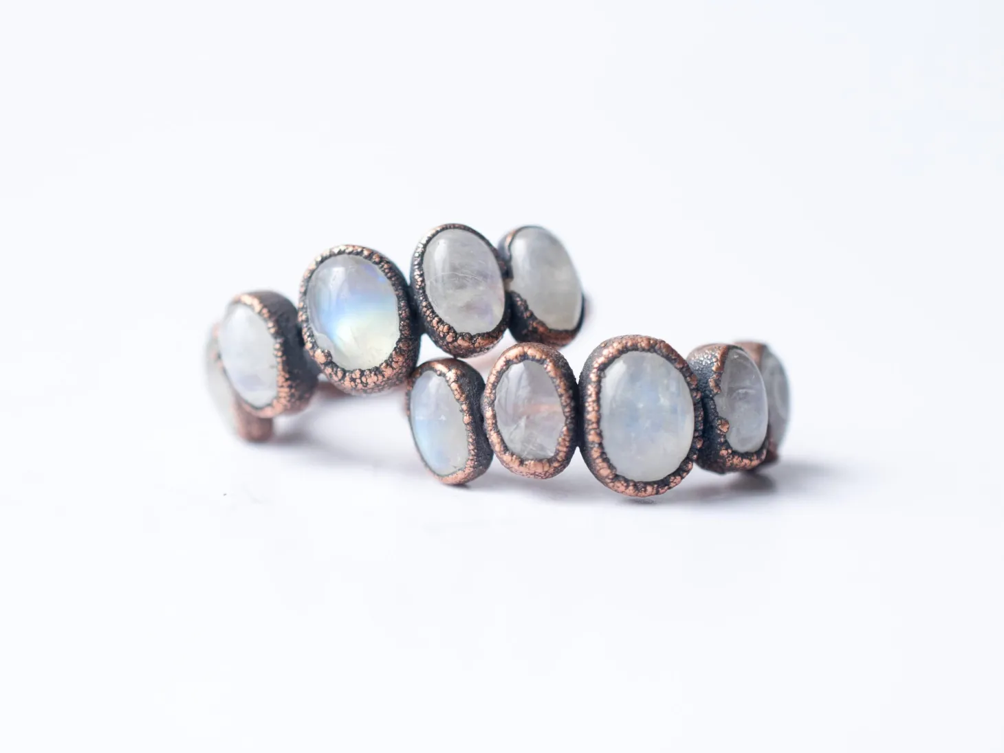SALE Multi Stone Ring | Rainbow moonstone ring