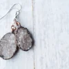 SALE Natural crystal | Druzy crystal earrings