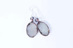 SALE Natural crystal | Druzy crystal earrings