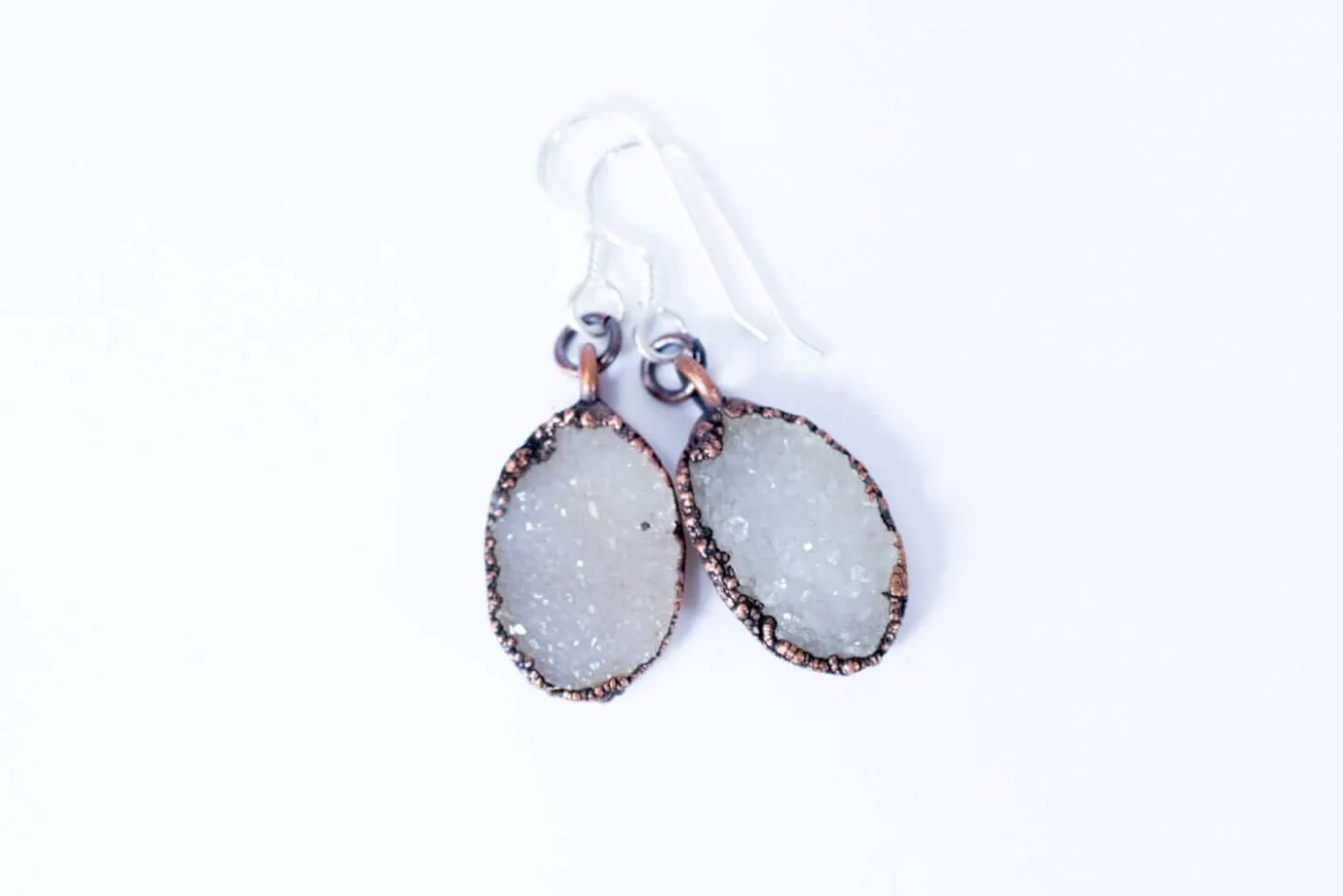 SALE Natural crystal | Druzy crystal earrings