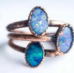 SALE Opal ring | Raw mineral ring