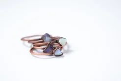 SALE opal ring | Rough opal ring