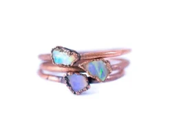 SALE opal ring | Rough opal ring