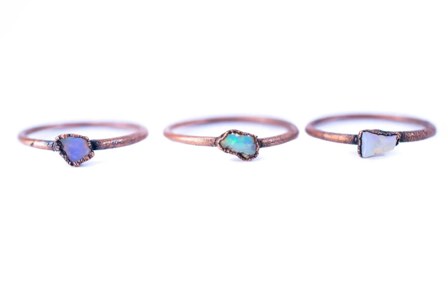SALE opal ring | Rough opal ring