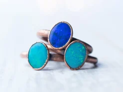SALE Opal ring | Stacking birthstone ring