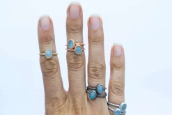 SALE Rainbow moonstone ring | June Birthstone Ring