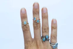 SALE Rainbow moonstone ring | June Birthstone Ring