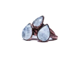 SALE Rainbow moonstone ring | Moonstone crystal ring