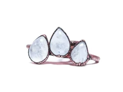 SALE Rainbow moonstone ring | Moonstone crystal ring