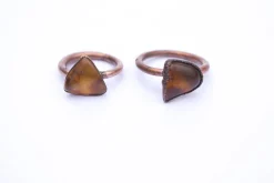 SALE Raw amber ring | Baltic amber ring