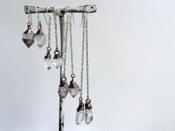 SALE Raw crystal | Quartz crystal earrings