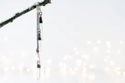 SALE Raw crystal | Quartz crystal earrings