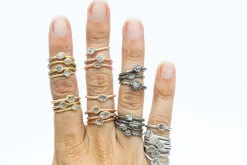 SALE Raw crystal ring | Herkimer diamond ring