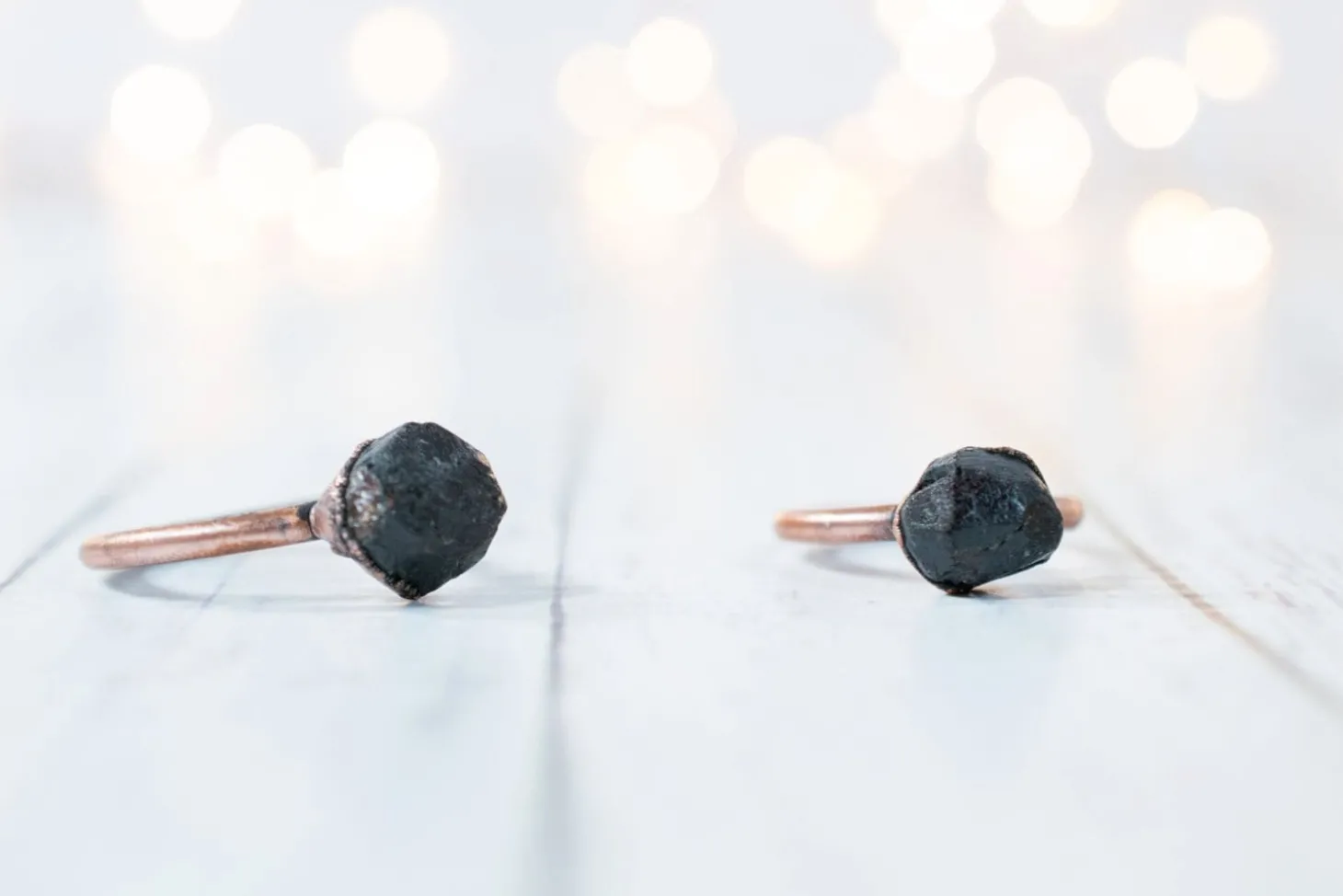 SALE Raw garnet ring | Deep Red Garnet ring