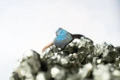 SALE Raw Labradorite ring | Gemstone stacking ring