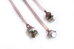 SALE Raw pyrite necklace | Pyrite necklace