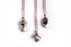 SALE Raw pyrite necklace | Pyrite necklace