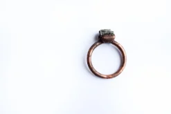 SALE Raw pyrite ring | Fool's gold jewelry