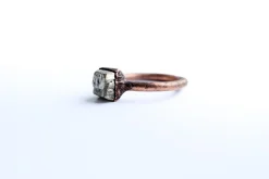 SALE Raw pyrite ring | Fool's gold jewelry