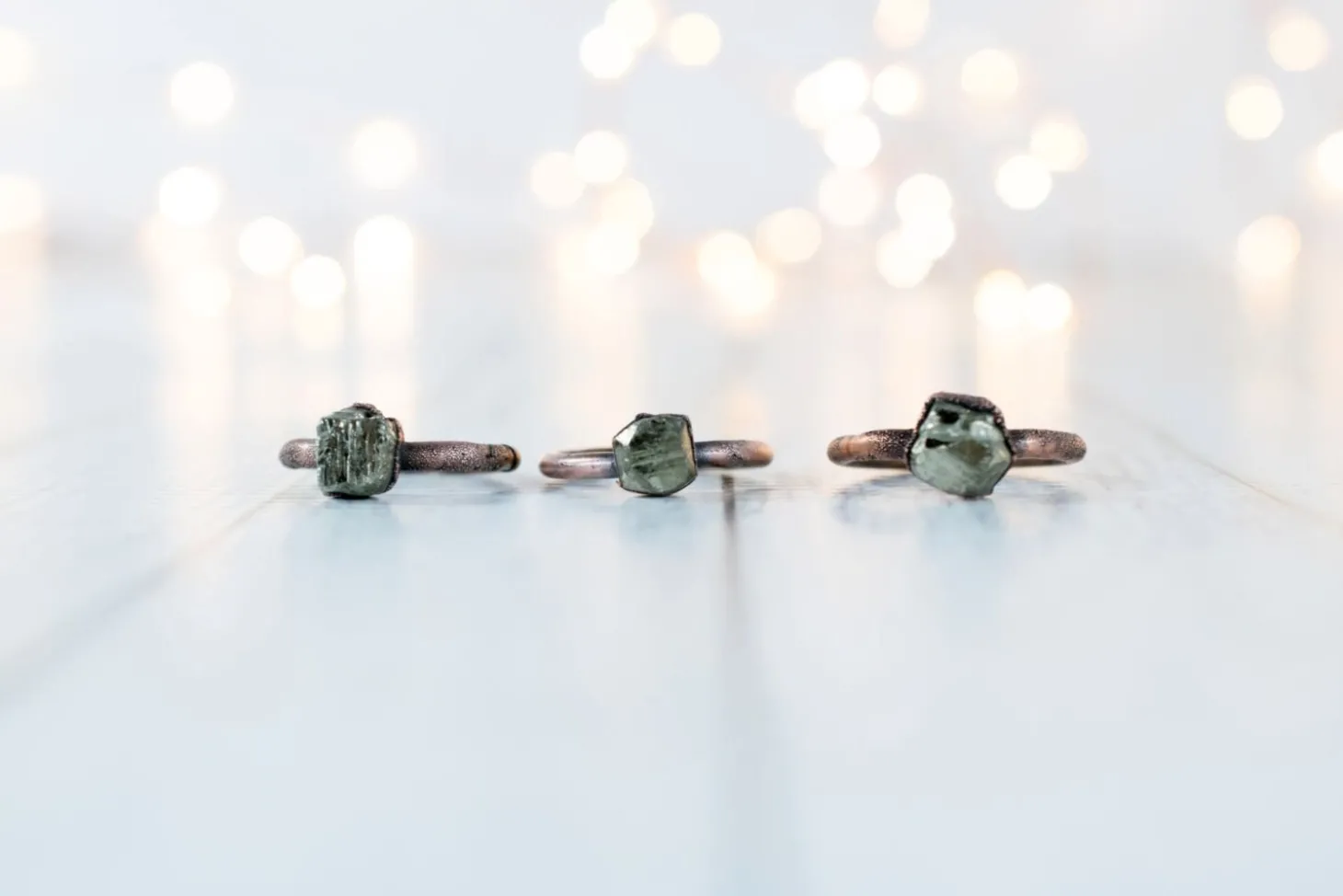 SALE Raw pyrite ring | Fool's gold jewelry