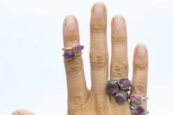 SALE Raw ruby ring | Red ruby crystal ring