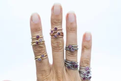 SALE Raw tourmaline ring | Pink tourmaline crystal ring