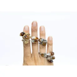 SALE Rough Citrine ring | Natural citrine ring