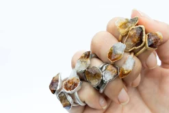 SALE Rough Citrine ring | Natural citrine ring