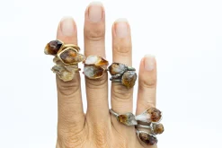 SALE Rough Citrine ring | Natural citrine ring