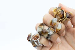 SALE Rough Citrine ring | Natural citrine ring