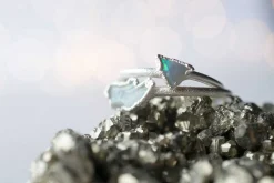 SALE Silver Opal ring | Raw opal ring