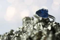 SALE Silver Tanzanite ring | Stone stacking ring