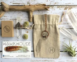 SALE Smokey quartz crystal necklace | Smokey rock crystal jewelry