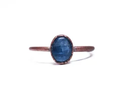 SALE Tumbled Kyanite ring | Blue Kyanite ring