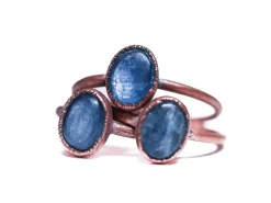 SALE Tumbled Kyanite ring | Blue Kyanite ring