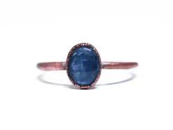 SALE Tumbled Kyanite ring | Blue Kyanite ring