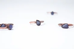 SALE Tumbled tanzanite ring | Stone stacking ring
