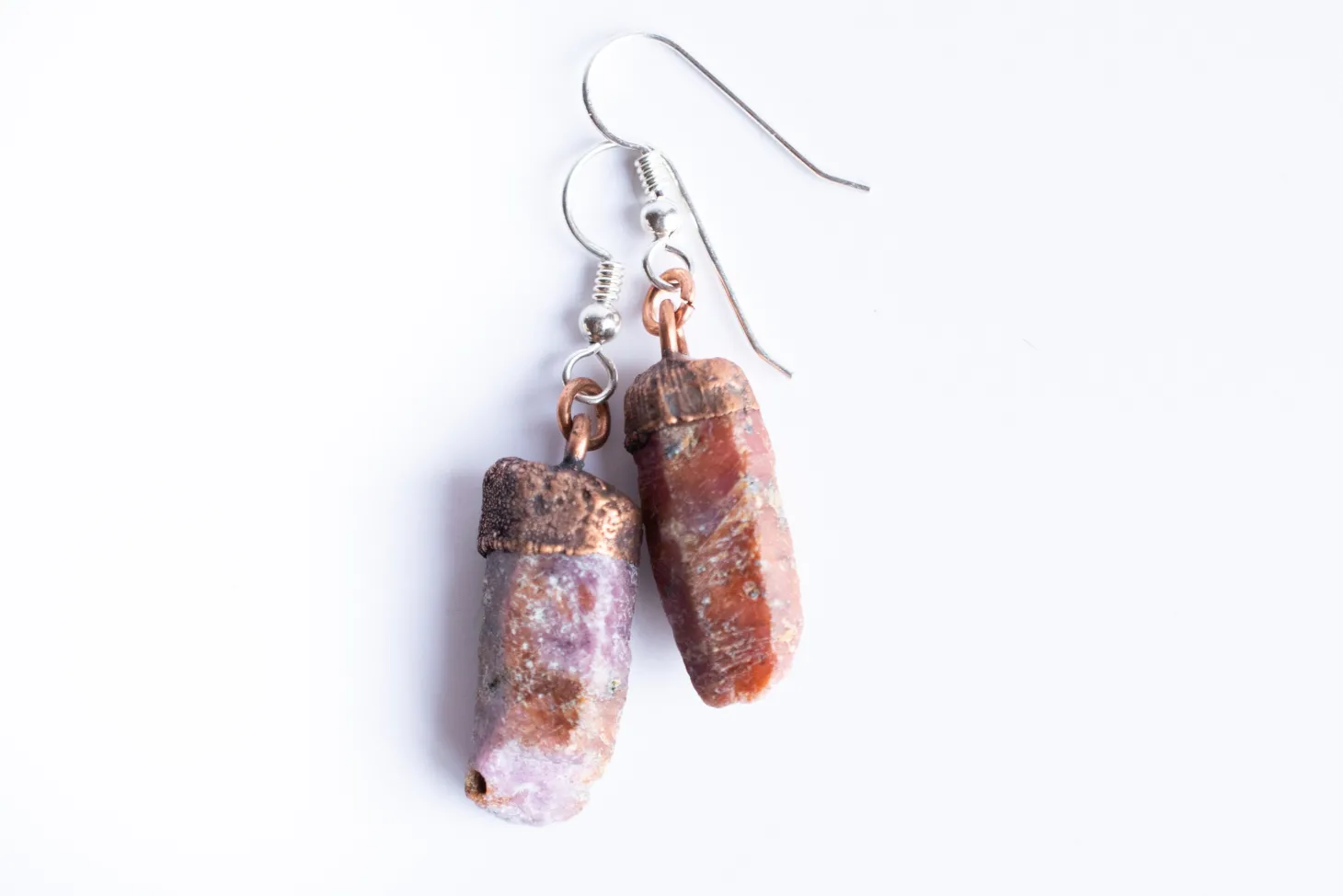 SALE Untreated ruby earrings | Red ruby earrings